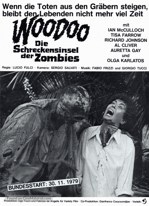 Zombi 2 - German Movie Poster