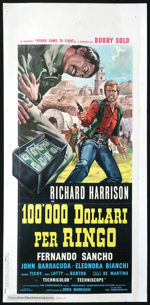 Centomila dollari per Ringo - Italian Movie Poster