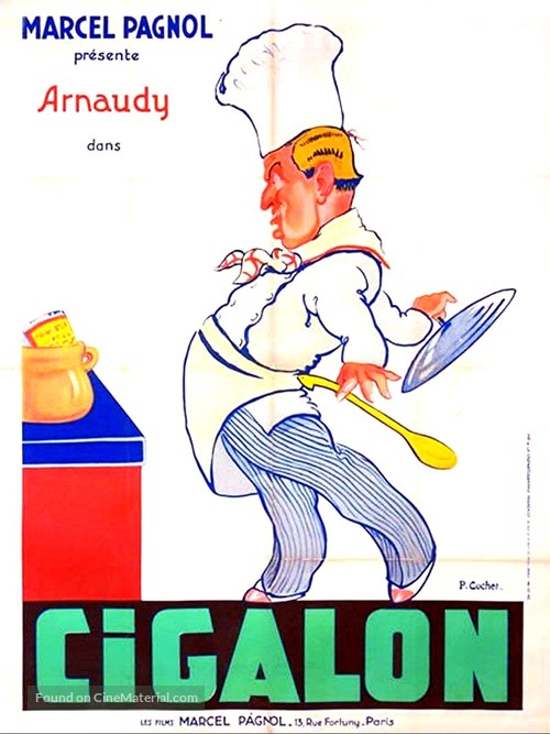 Cigalon - French Movie Poster