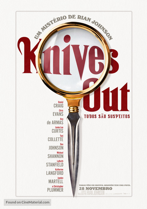 Knives Out - Portuguese Movie Poster