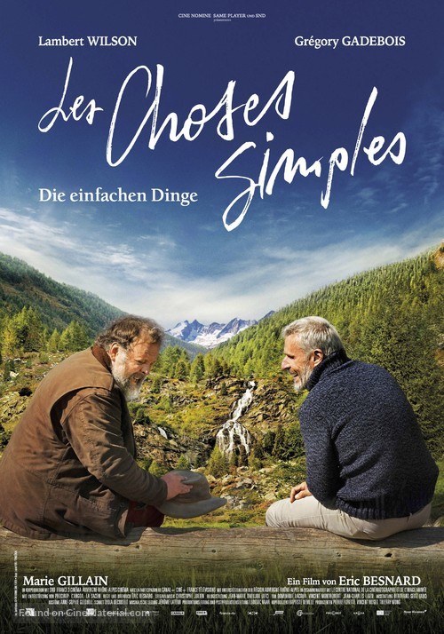 Les Choses Simples - Swiss Movie Poster