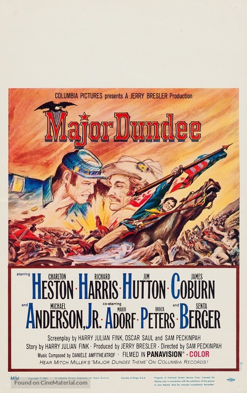 Major Dundee - Movie Poster