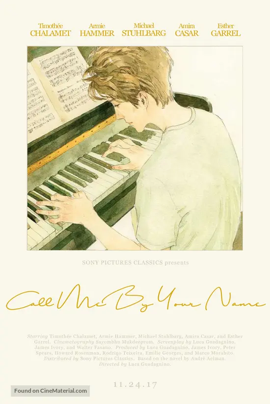 Call Me By Your Name 17 Fan Art Call Me By Your Name 17 Fan Art