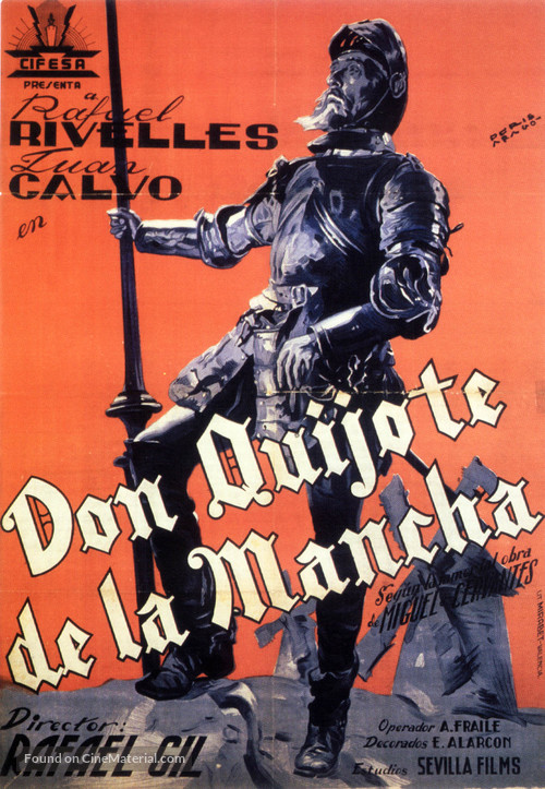 Don Quijote de la Mancha - Spanish Movie Poster