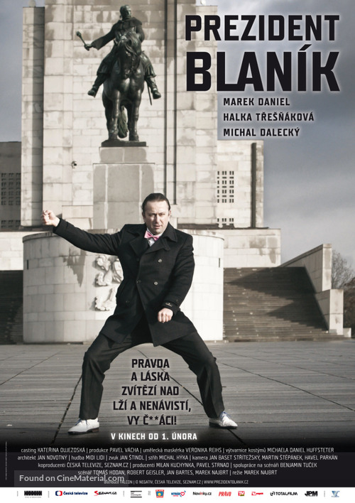 Prezident Blan&iacute;k - Czech Movie Poster