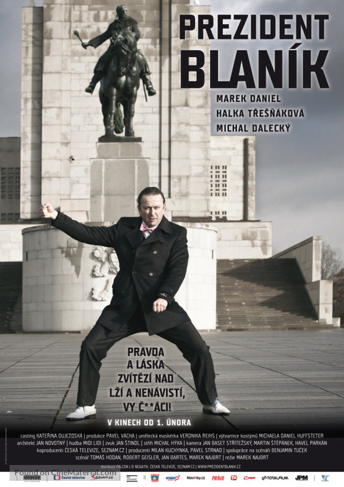 Prezident Blan&iacute;k - Czech Movie Poster