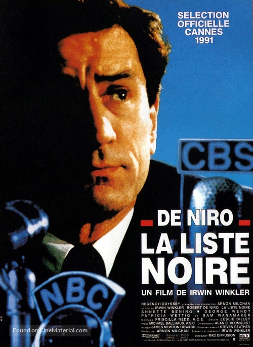 Guilty by Suspicion - French Movie Poster
