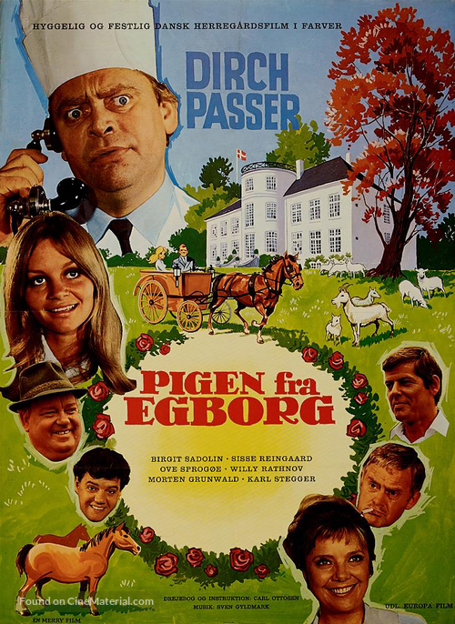 Pigen fra Egborg - Danish Movie Poster