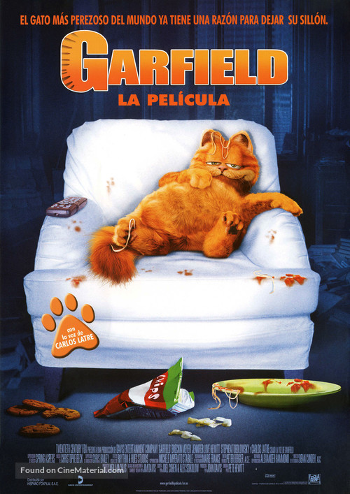 Garfield - Spanish Movie Poster