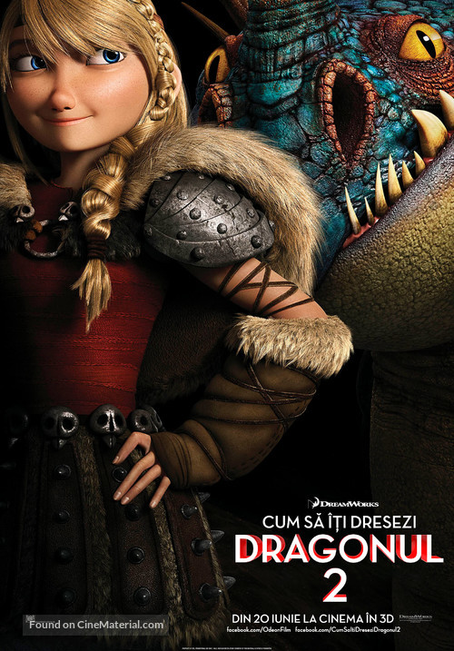 How to Train Your Dragon 2 - Romanian Movie Poster