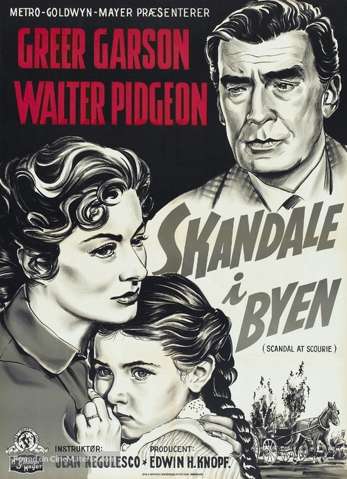 Scandal at Scourie - Danish Movie Poster