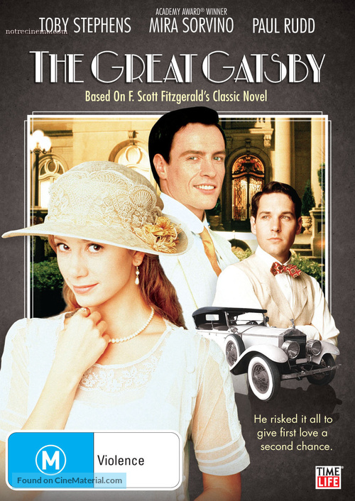 The Great Gatsby - Australian Movie Cover