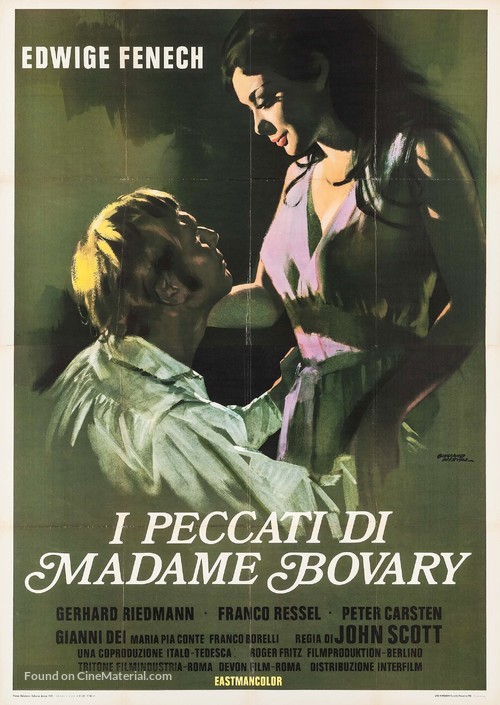 Die nackte Bovary - Italian Movie Poster