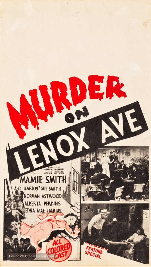 Murder on Lenox Avenue - Movie Poster