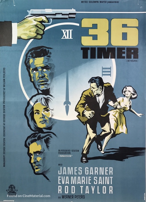 36 Hours - Danish Movie Poster