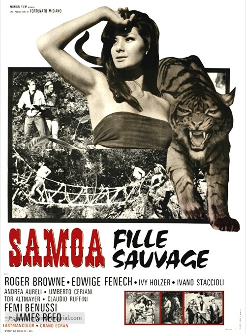 Samoa, regina della giungla - French Movie Poster