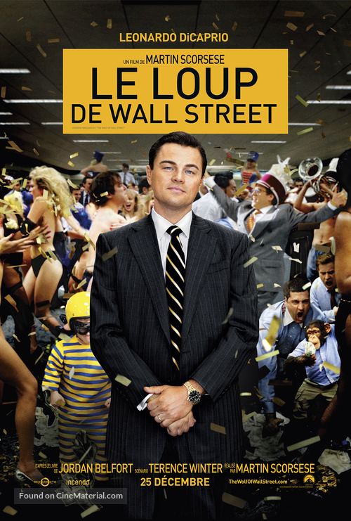 The Wolf of Wall Street - Canadian Movie Poster