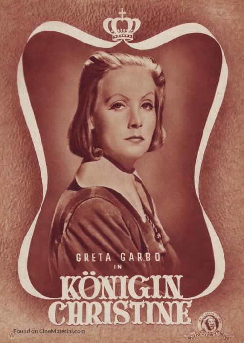 Queen Christina - German Movie Poster