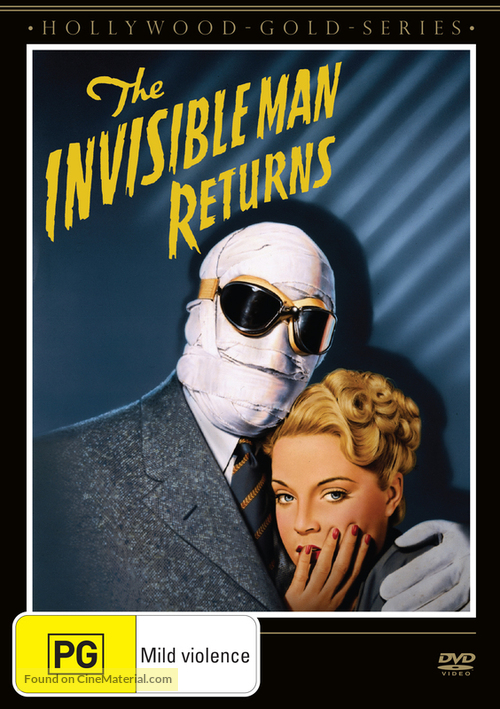 The Invisible Man Returns - Australian DVD movie cover