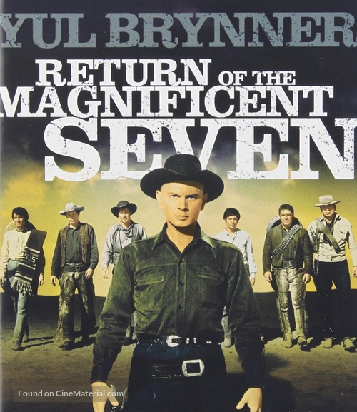Return of the Seven - Blu-Ray movie cover
