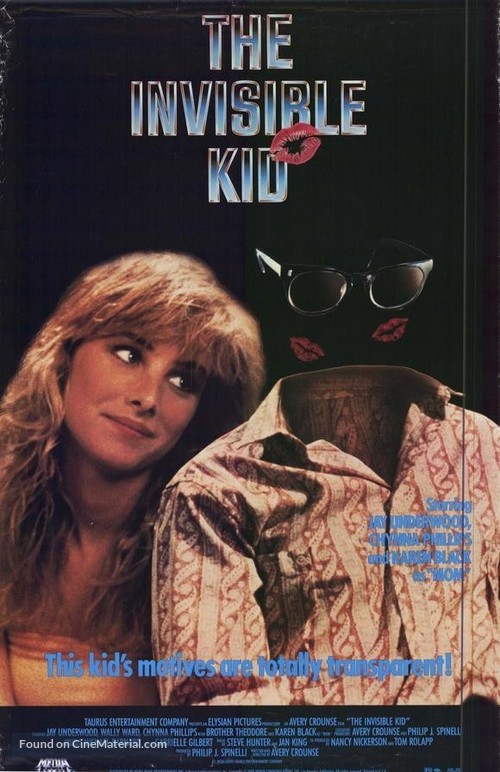 The Invisible Kid - VHS movie cover