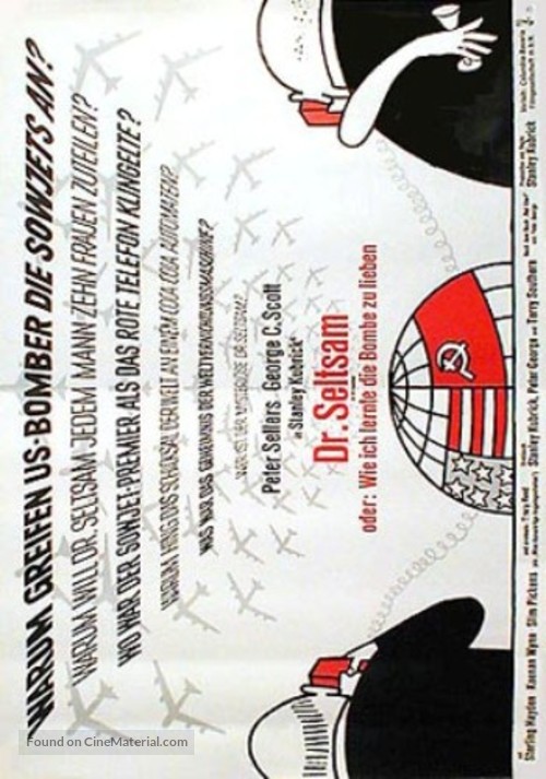 Dr. Strangelove - German Movie Poster