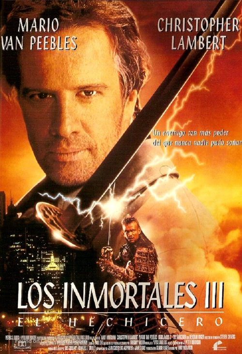 Highlander III: The Sorcerer - Spanish Movie Poster
