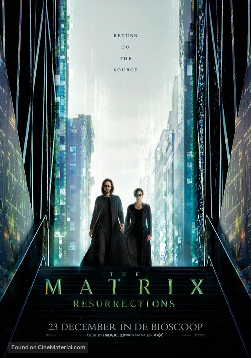 The Matrix Resurrections - Dutch Movie Poster