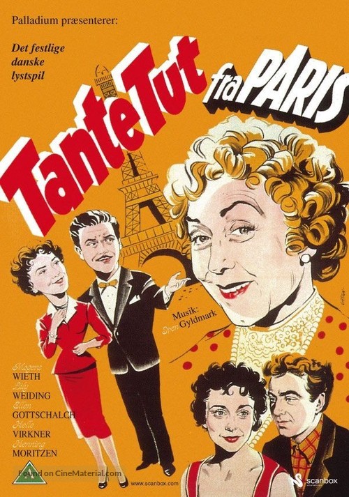 Tante Tut fra Paris - Danish DVD movie cover