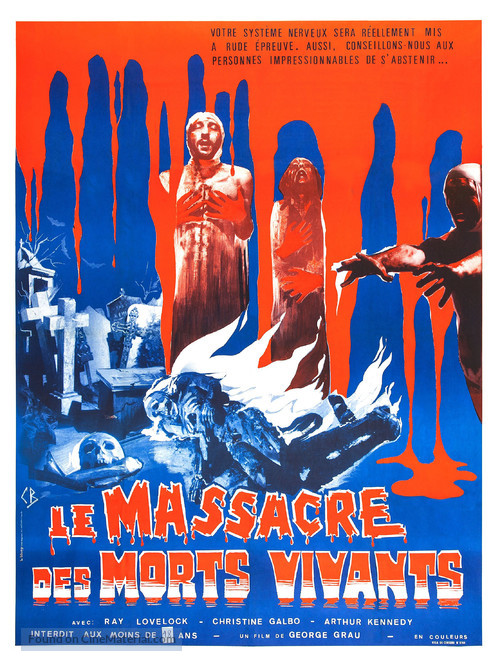 Let Sleeping Corpses Lie - French Movie Poster