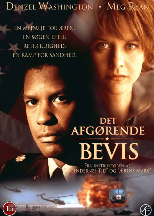 Courage Under Fire - Danish DVD movie cover