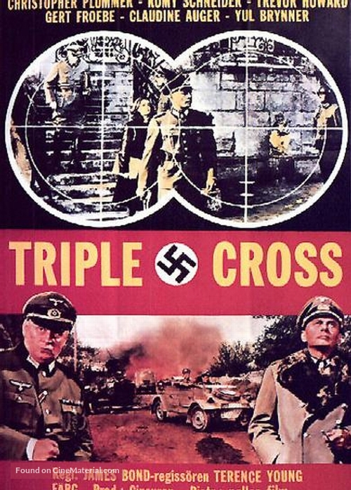 Triple Cross - Swedish Movie Poster