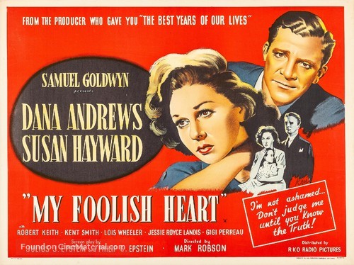 My Foolish Heart - British Movie Poster