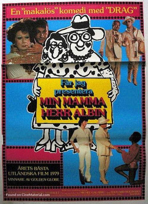 Cage aux folles, La - Swedish Movie Poster