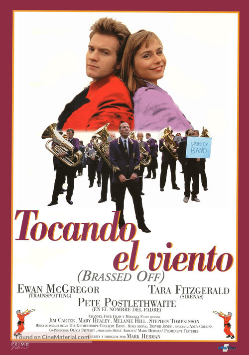 Brassed Off - Spanish Movie Poster