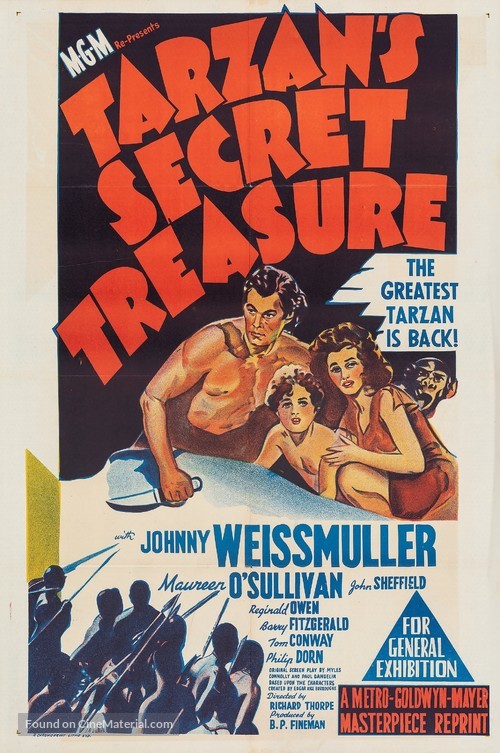 Tarzan&#039;s Secret Treasure - Australian Movie Poster