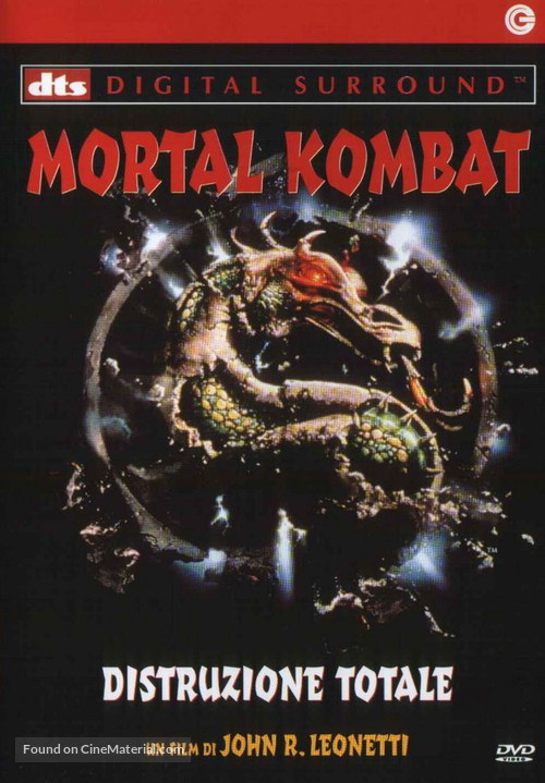 Mortal Kombat: Annihilation - Italian DVD movie cover