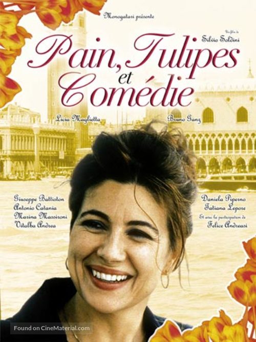 Pane e tulipani - French Movie Poster