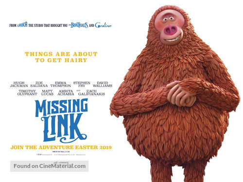 Missing Link - British Movie Poster