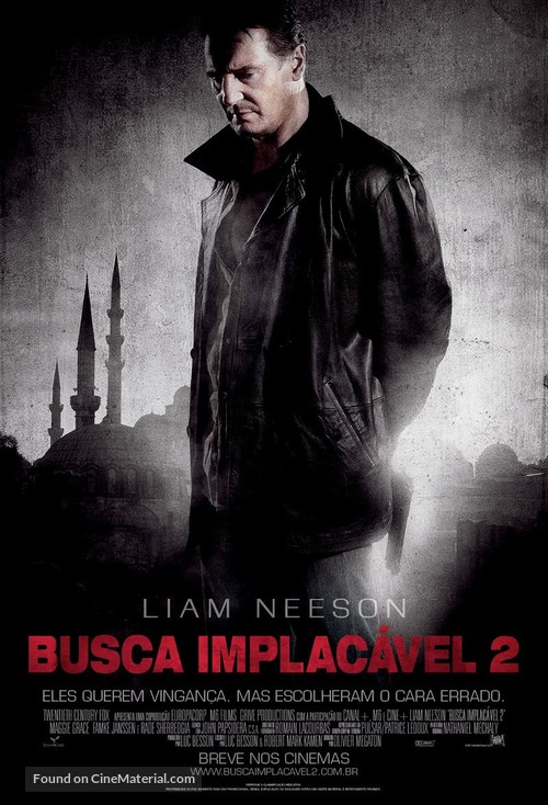 Taken 2 - Brazilian Movie Poster