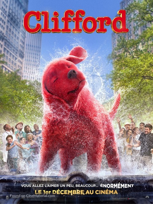 Clifford the Big Red Dog - French Movie Poster