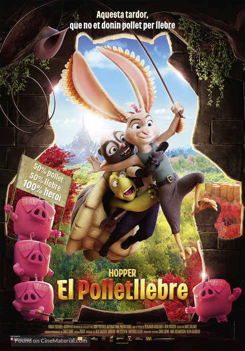 Chickenhare and the Hamster of Darkness - Andorran Movie Poster