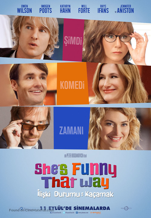 She&#039;s Funny That Way - Turkish Movie Poster