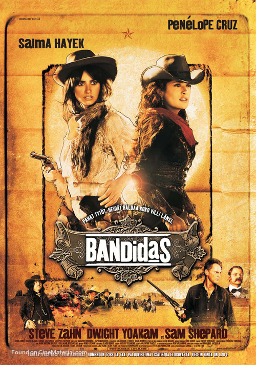 Bandidas - Finnish Movie Poster