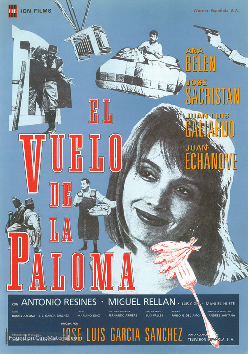 El vuelo de la paloma - Spanish Movie Poster