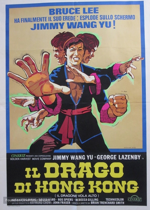 The Man from Hong Kong - Italian Movie Poster