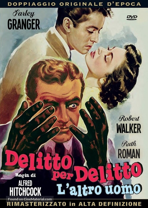 Strangers on a Train - Italian DVD movie cover