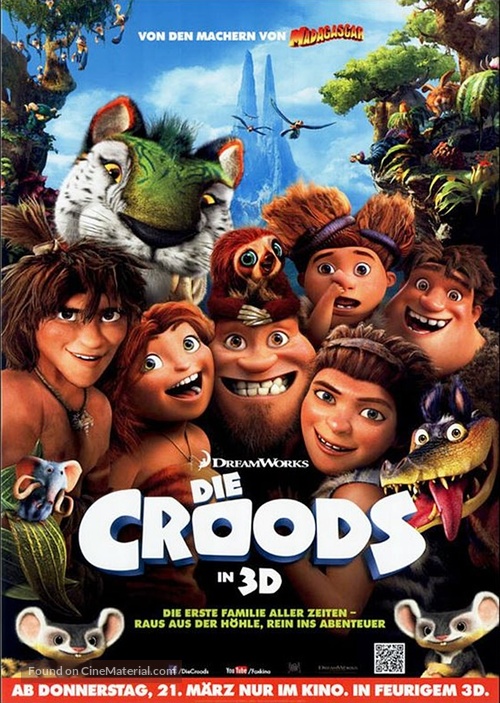 The Croods - German Movie Poster