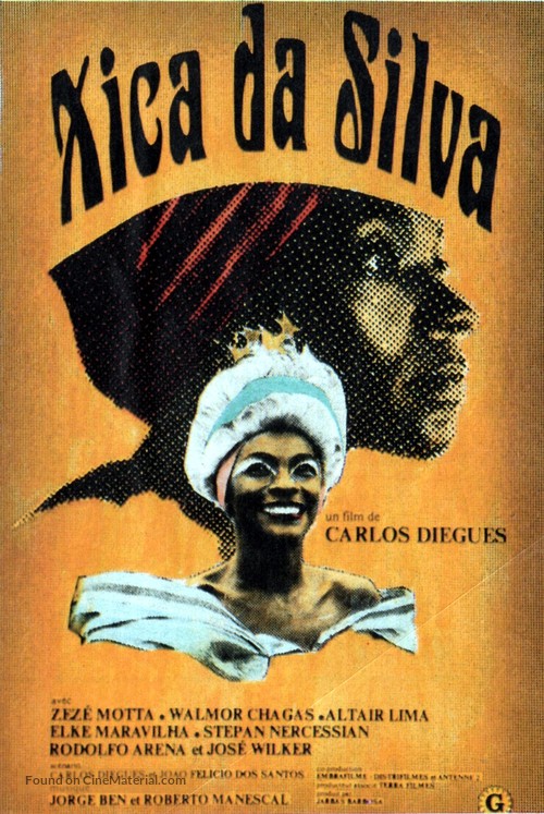 Xica da Silva - French Movie Poster