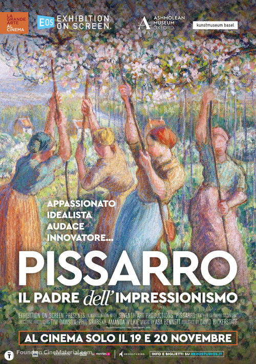 Exhibition On Screen: Pissarro: Father of Impressionism - Italian Movie Poster